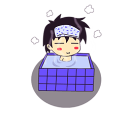 Cute couple couple sticker #11934630