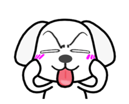 Moving ! MARU of a little bitter Maltese sticker #11934750