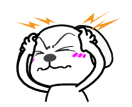 Moving ! MARU of a little bitter Maltese sticker #11934751