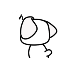 Moving ! MARU of a little bitter Maltese sticker #11934757