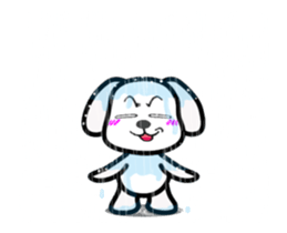 Moving ! MARU of a little bitter Maltese sticker #11934759