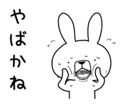 Dialect rabbit move[nagasaki] sticker #11934929