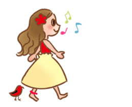 Dance! Hula Girl! sticker #11935048
