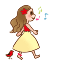Dance! Hula Girl! sticker #11935048