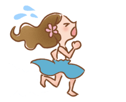 Dance! Hula Girl! sticker #11935052