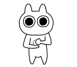 RABBITS WITH BIG EYES sticker #11935460