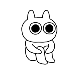 RABBITS WITH BIG EYES sticker #11935466