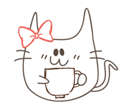 girlish cats. sticker #11935962