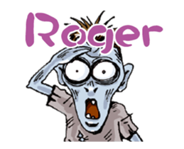 Sticker of zombie-Move sticker #11936646