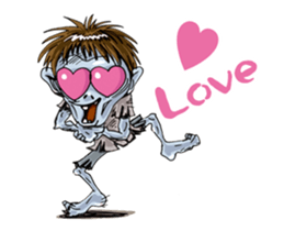 Sticker of zombie-Move sticker #11936655