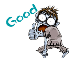 Sticker of zombie-Move sticker #11936656