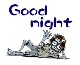 Sticker of zombie-Move sticker #11936657