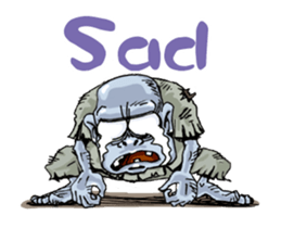 Sticker of zombie-Move sticker #11936658