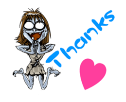 Sticker of zombie-Move sticker #11936660