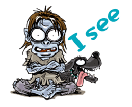 Sticker of zombie-Move sticker #11936666