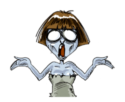 Sticker of zombie-Move sticker #11936667