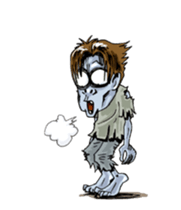 Sticker of zombie-Move sticker #11936668