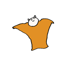 Philosophy of strange cat sticker #11936749