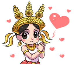 Little beauty Apsaras dance sticker #11936831