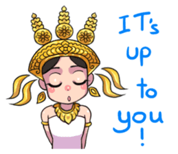 Little beauty Apsaras dance sticker #11936833