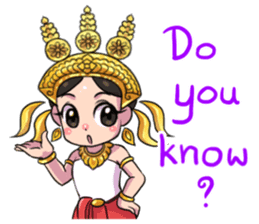 Little beauty Apsaras dance sticker #11936836