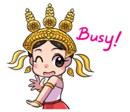 Little beauty Apsaras dance sticker #11936841
