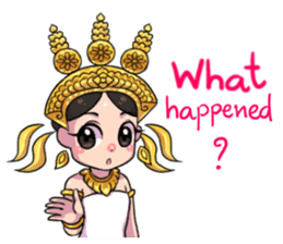 Little beauty Apsaras dance sticker #11936843