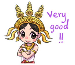 Little beauty Apsaras dance sticker #11936845