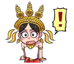 Little beauty Apsaras dance sticker #11936847