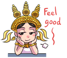 Little beauty Apsaras dance sticker #11936848