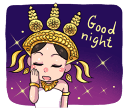 Little beauty Apsaras dance sticker #11936849