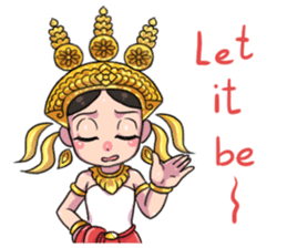 Little beauty Apsaras dance sticker #11936850