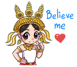 Little beauty Apsaras dance sticker #11936851