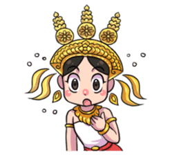 Little beauty Apsaras dance sticker #11936853
