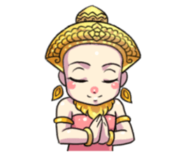 Little beauty Apsaras dance sticker #11936855
