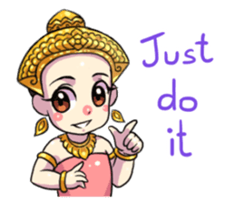 Little beauty Apsaras dance sticker #11936856