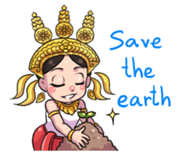 Little beauty Apsaras dance sticker #11936859