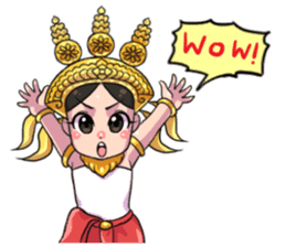 Little beauty Apsaras dance sticker #11936862
