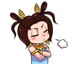 Little beauty Apsaras dance sticker #11936865