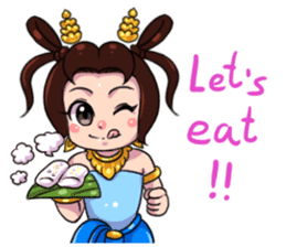 Little beauty Apsaras dance sticker #11936868