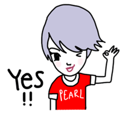 PearlNWStyle by ngingi sticker #11937836