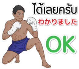 Hello Muay Thai sticker #11938465
