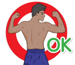 Hello Muay Thai sticker #11938467