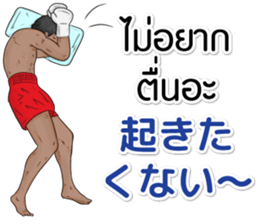 Hello Muay Thai sticker #11938485