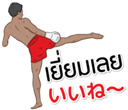 Hello Muay Thai sticker #11938489