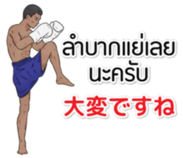 Hello Muay Thai sticker #11938494