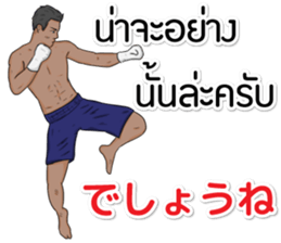 Hello Muay Thai sticker #11938501