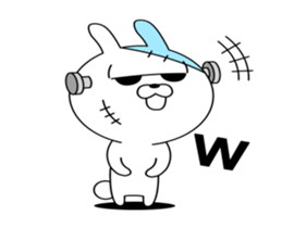 USANKEN of Franken rabbit which moves sticker #11939818