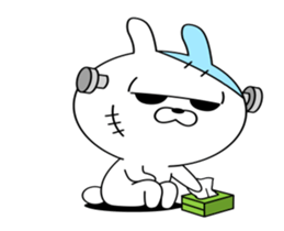 USANKEN of Franken rabbit which moves sticker #11939822