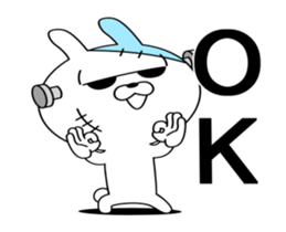 USANKEN of Franken rabbit which moves sticker #11939827